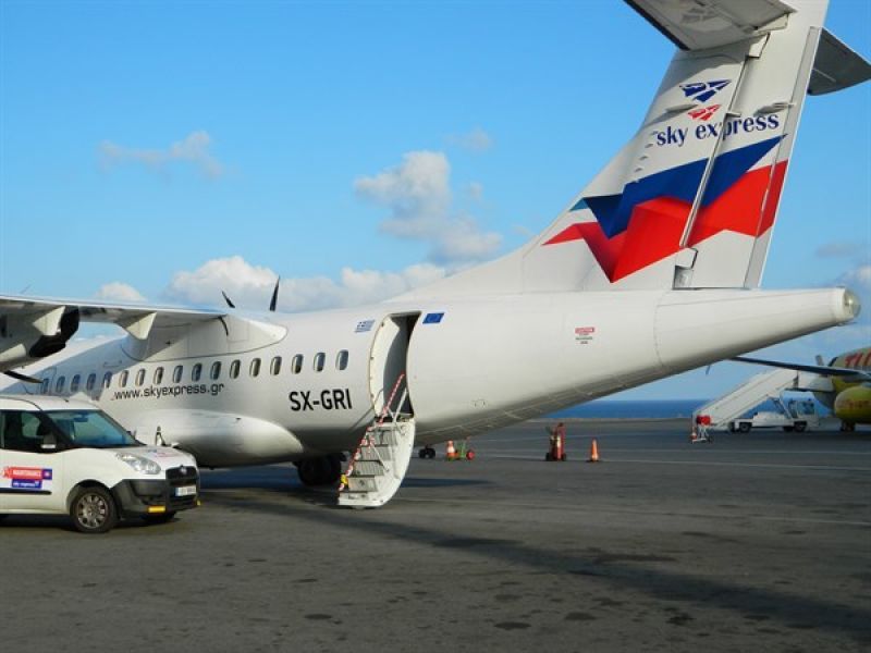 Αυξημένες κατά 70% οι πτήσεις της Sky Express το 2018