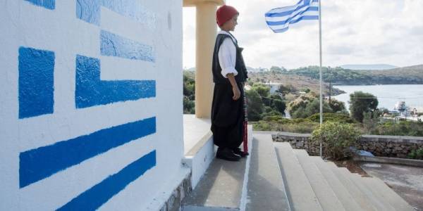 Αγιασμός για έναν και μοναδικό μαθητή στους Αρκιούς