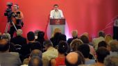 Ομιλία Τσίπρα: Συνεδριάζουμε σε περίοδο πολιτικών μαχών