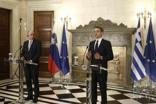 Μητσοτάκης-Γιάνσα: Ελλάδα και Σλοβενία υποστηρίζουν ένθερμα το «Πράσινο» Διαβατήριο