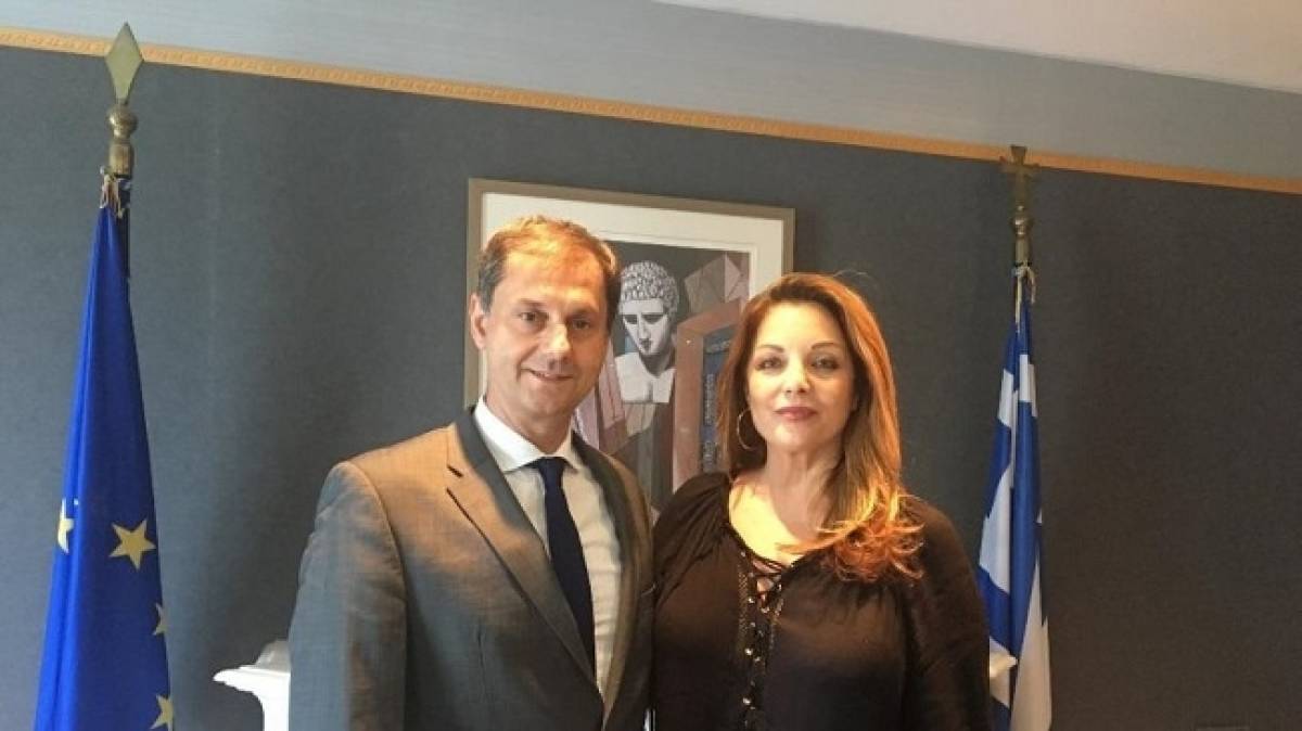 Συνάντηση Θεοχάρη - Γκερέκου: Στόχος η ισχυρή ανάπτυξη του ΕΟΤ