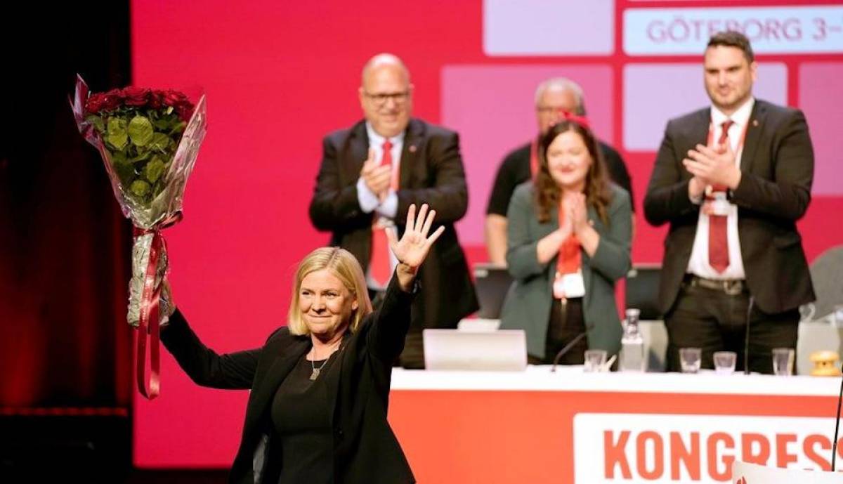 Σουηδία: Εντολή σχηματισμού κυβέρνησης στην Μαγκνταλένα Άντερσον