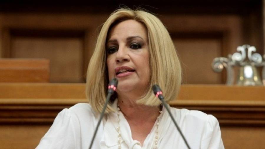 Γεννηματά:Η Τουρκία αποθρασύνεται χωρίς να παίρνει απάντηση από τον Μητσοτάκη