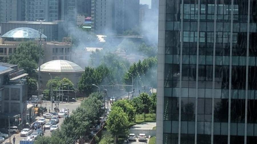 Έκρηξη έξω από την αμερικανική πρεσβεία στο Πεκίνο