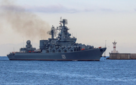 Εκκενώθηκε η ναυαρχίδα του ρωσικού στόλου στη Μαύρη Θάλασσα