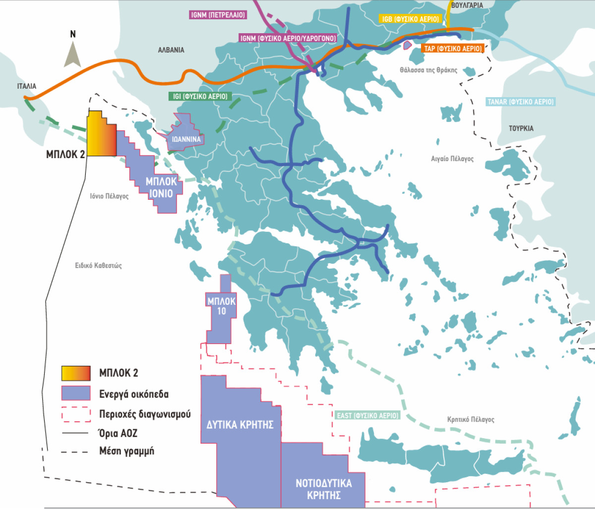Το υπεράκτιο οικόπεδο «Μπλοκ 2» εισέρχεται στη δεύτερη φάση ερευνών