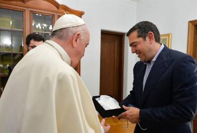 Τσίπρας: Ευχαρίστησα τον Πάπα για τη σκληρή ειλικρίνειά του