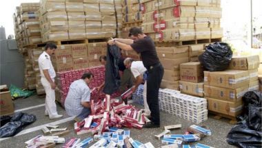 Εντοπισμός μεγάλων ποσοτήτων λαθραίων τσιγάρων στη δυτική Αττική
