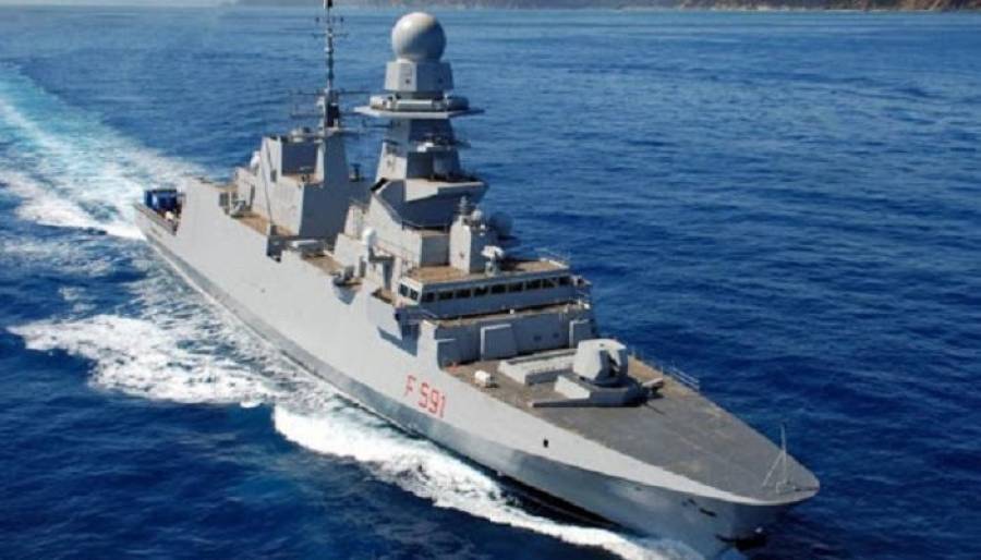 Ασκήσεις με το κυπριακό ναυτικό πραγματοποίησε η ιταλική «Virginio Fasan»