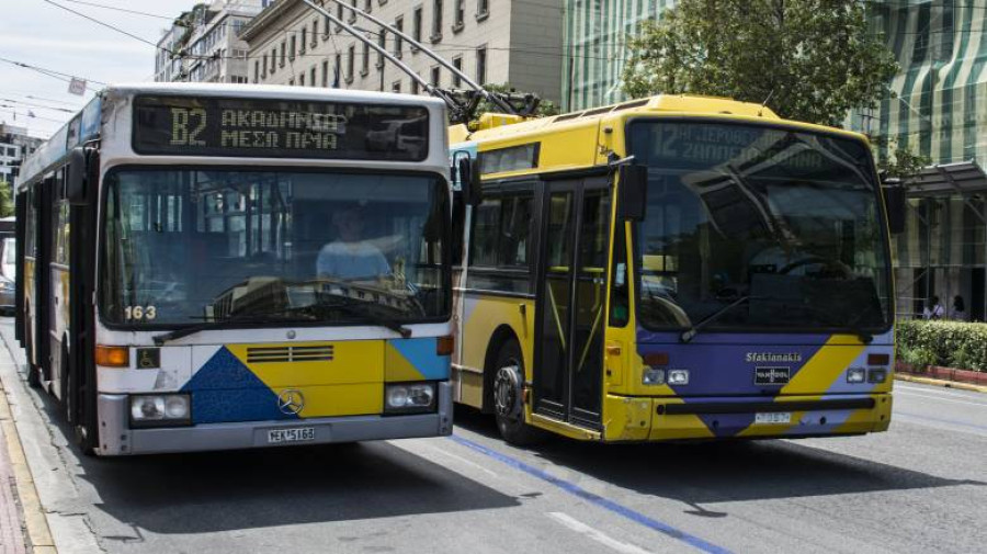 Πώς θα κινηθούν τα λεωφορεία και τα τρόλεϊ στην απεργία