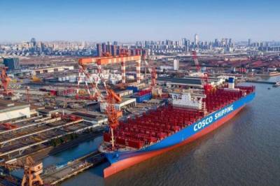 Η Cosco Shipping Ports καταγράφει αύξηση 8,8% σε εμπορευματοκιβώτια