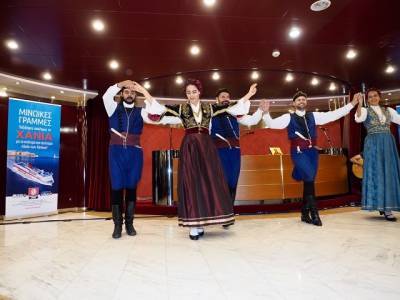 Minoan: Επίσημη τελετή εγκαινίων του Cruise Ferry Mykonos Palace
