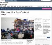 The Times: Σεξουαλική κακοποίηση ανηλίκων στον καταυλισμό του Ελληνικού
