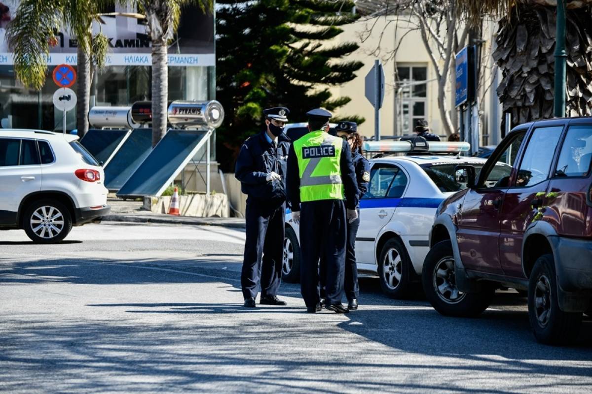 Κορονοϊός: Στα 1.795 τα πρόστιμα για παραβάσεις στην απαγόρευση κυκλοφορίας
