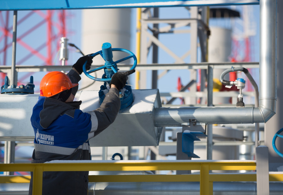 Gazprom: Ελαφρά αυξημένες ροές φυσικού αερίου στην Ευρώπη μέσω Ουκρανίας