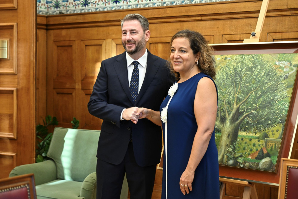 Συνάντηση Ανδρουλάκη με την επικεφαλής των S&amp;D Γκαρσία Πέρεθ
