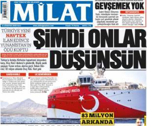 Ο τουρκικός Τύπος για το Ορούτς Ρέις-Ποια πορεία θα χαράξει