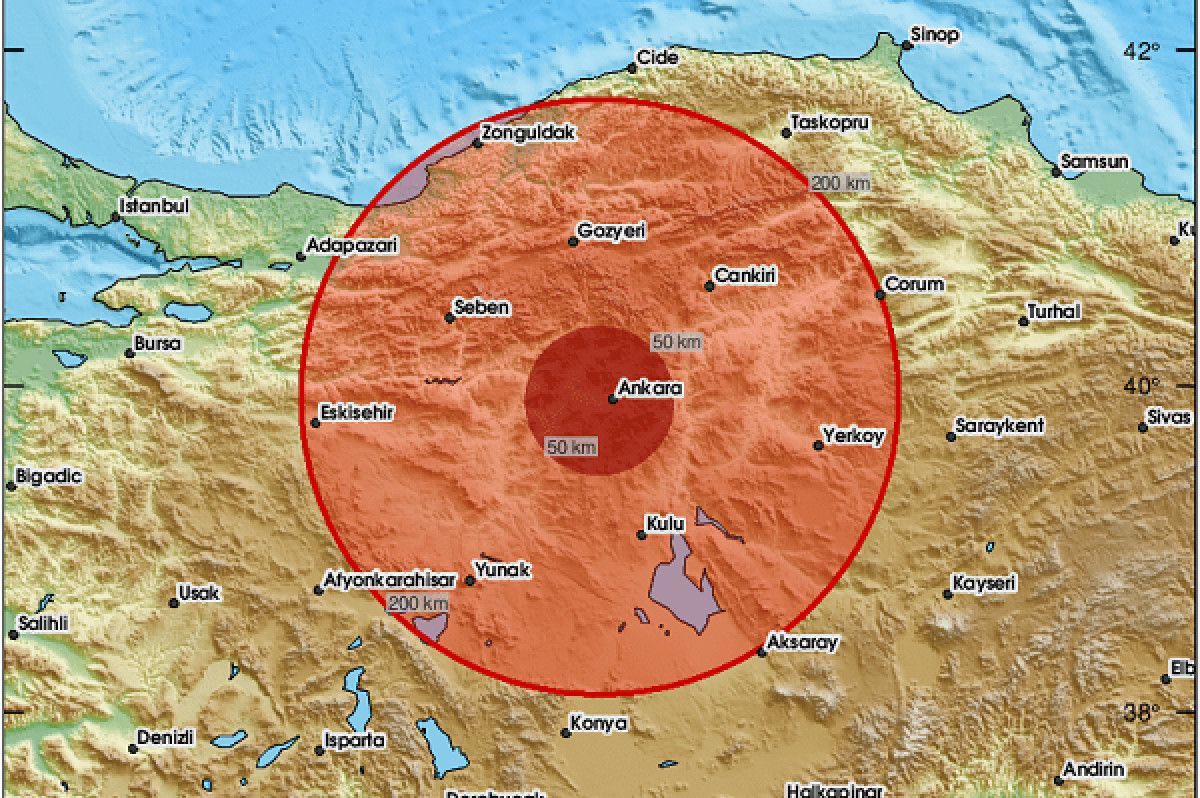 Σεισμός 4,8 Ρίχτερ στο Ικόνιο της Τουρκίας