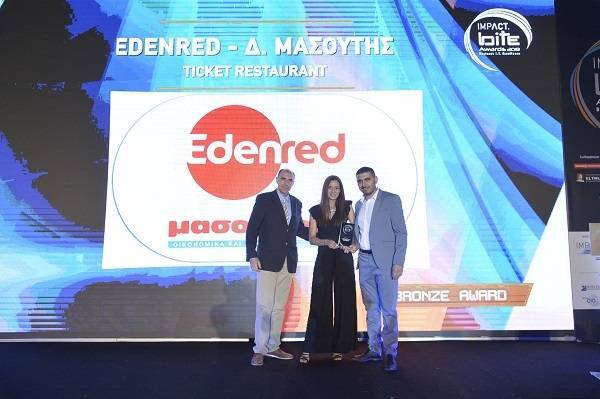 Σημαντική Διάκριση για την Edenred στα IMPACT BITE Awards 2018