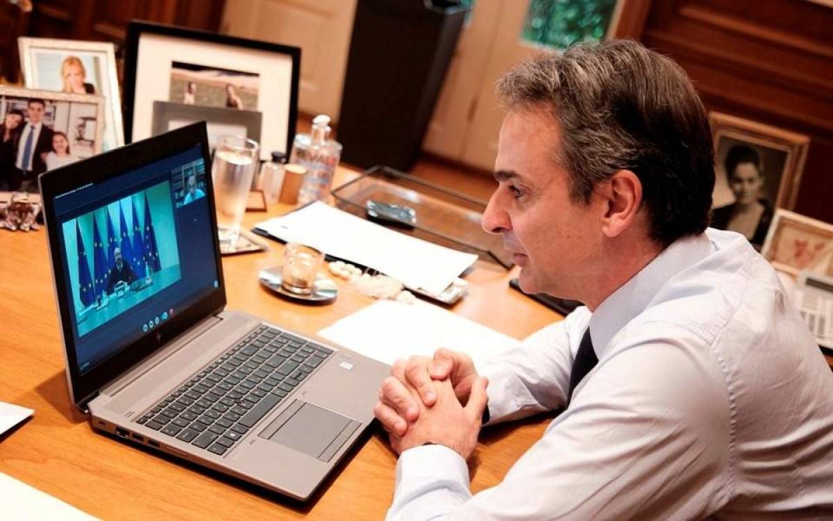 Τηλεδιάσκεψη Μητσοτάκη-Μισέλ για Ταμείο Ανάκαμψης και ελληνοτουρκικά