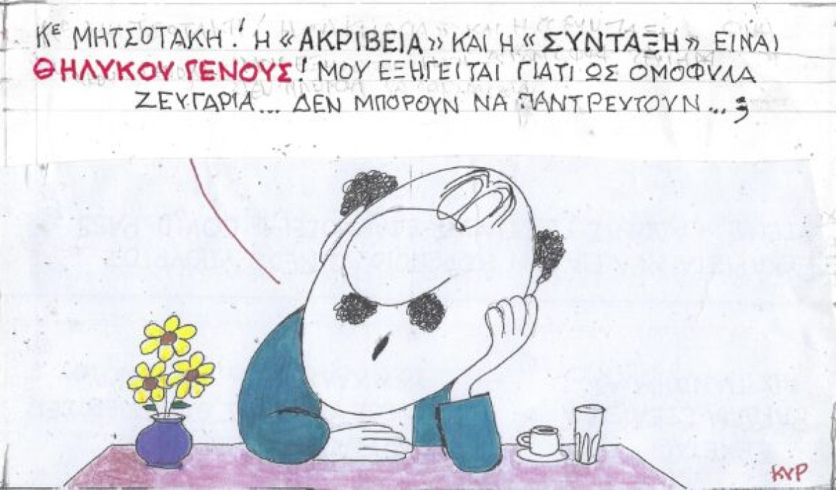 Γάμος ακρίβειας και σύνταξης