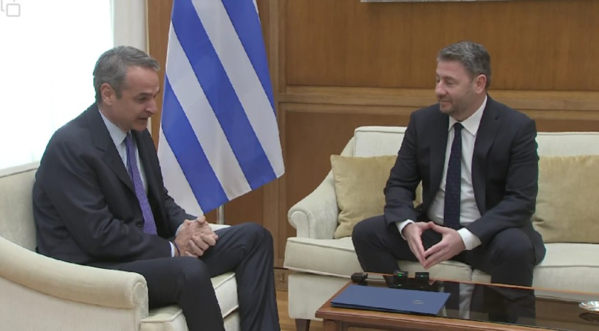 Πρώτη συνάντηση Μητσοτάκη - Ανδρουλάκη από το 2024: Όσα είπαν για Μέση Ανατολή και Κύπρο