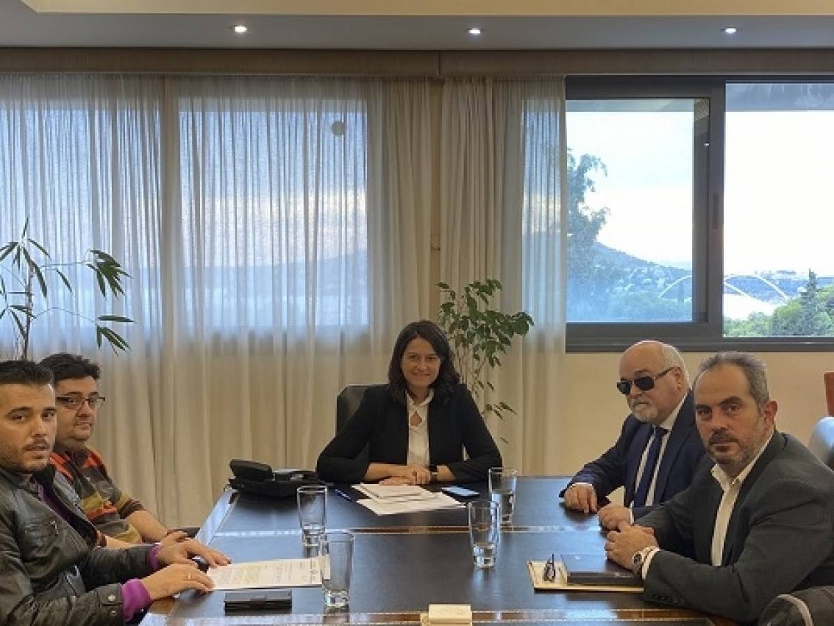 Επαφές Κεραμέως με την Εθνική Συνομοσπονδία Ατόμων με Αναπηρία