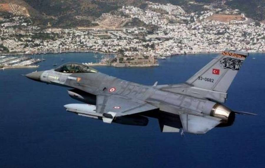 Τουρκικά F-16 στο Αιγαίο παρά τη συμφωνία Παπούλια - Γιλμάζ