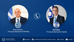 Δένδιας: Συνομιλία... γνωριμίας με τον νέο ΥΠΕΞ του Ισραήλ