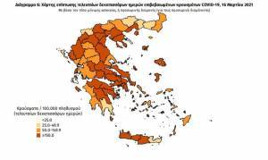 Διασπορά κρουσμάτων: 666 στην Αττική, 148 στη Θεσσαλονίκη