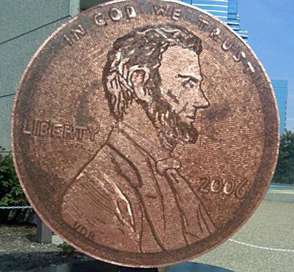Δημιούργησε γιγάντιο κέρμα από 84.000 σεντ!