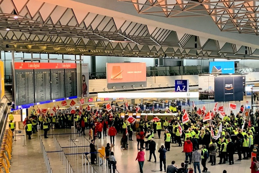 Νέα απεργία στα αεροδρόμια της Γερμανίας