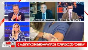 Τζανάκης: Η επιδημιολογική καμπύλη επιπεδώνεται- «Ναι» στο άνοιγμα με επιτήρηση