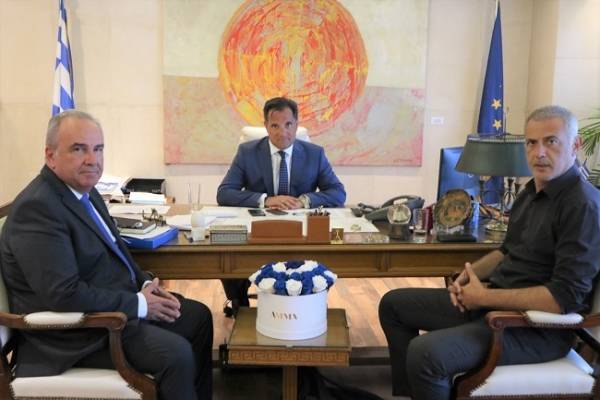 ΕΣΠΑ και Master Plan του ΟΛΠ στη συνάντηση Γεωργιάδη-Μώραλη