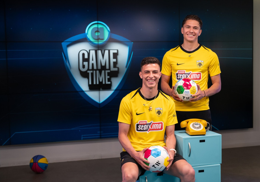 Πήλιος και Καλοσκάμης στο Allwyn Game Time σε ένα επεισόδιο για πρωταθλητές
