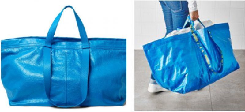 Ο Balenciaga αντέγραψε την τσάντα ΙΚΕΑ-Την πουλά έναντι 2.145 δολαρίων!