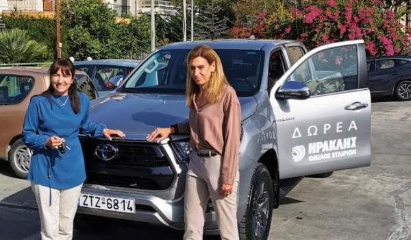 ΗΡΑΚΛΗΣ: Δωρεά οχήματος στο Δήμο Πεντέλης για την αντιπυρική προστασία