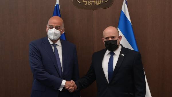 Συνάντηση Δένδια με τον πρωθυπουργό του Ισραήλ