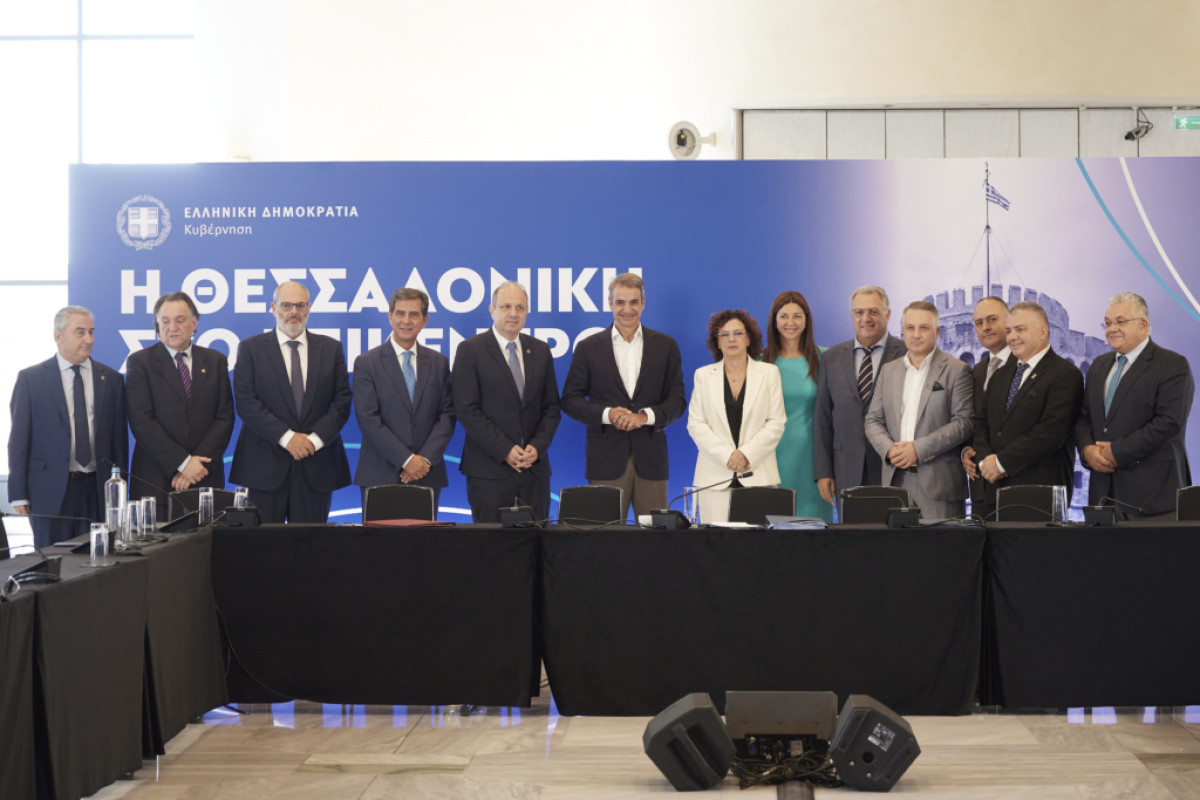 Μητσοτάκης: Πρότυπο σύμπραξης πανεπιστημίων-ιδιωτικού τομέα η νέα έδρα στο ΑΠΘ