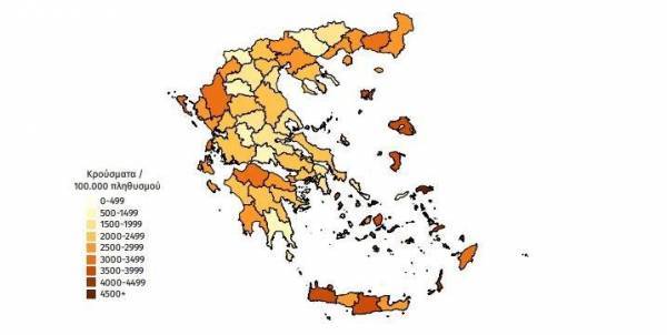 Διασπορά κρουσμάτων: «Καμπανάκι» με 1.060 κρούσματα στο Ηράκλειο Κρήτης