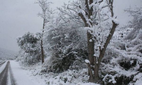 Χιόνια στα ορεινά της Θεσσαλίας