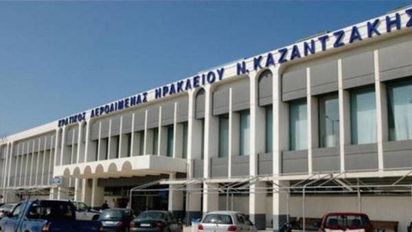 Προσωρινά κλειστό το αεροδρόμιο Ηρακλείου λόγω κακοκαιρίας