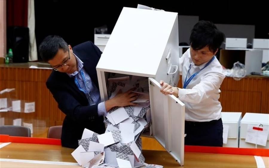 Νίκη των δημοκρατικών στις εκλογές του Χονγκ Κονγκ