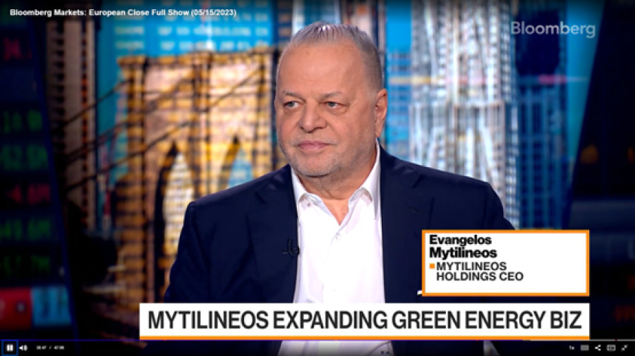 Η «πατριωτική» απάντηση Μυτιληναίου στο Bloomberg για τις εκλογές