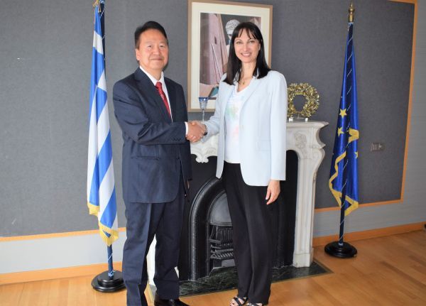 Κουντουρά: Συνάντηση με τον νέο Πρέσβη της Ιαπωνίας Yasuhiro Shimizu