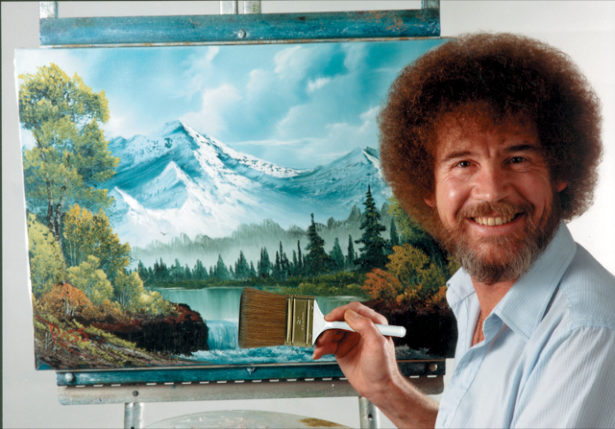 ΗΠΑ: Ο Bob Ross στηρίζει και μετά θάνατον τη δημόσια τηλεόραση - Σε δημοπρασία 30 έργα