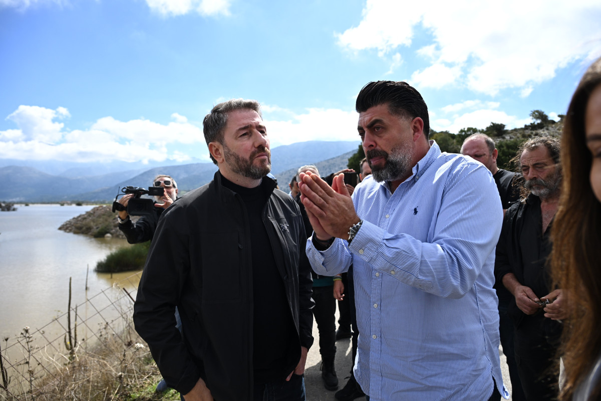 Ανδρουλάκης από Οροπέδιο Λασιθίου: Άμεσες αποζημιώσεις και ολοκληρωμένο σχέδιο για τις πληγείσες περιοχές
