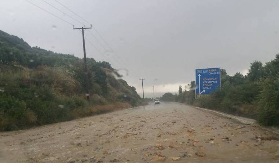 Κρήτη: 41 συνεχόμενες ώρες βροχής και 15.500 κεραυνοί