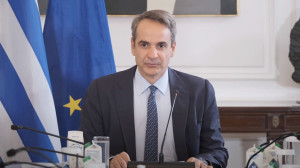 Συνάντηση Μητσοτάκη με εκπροσώπους της Ιεράς Κοινότητας του Αγίου Όρους