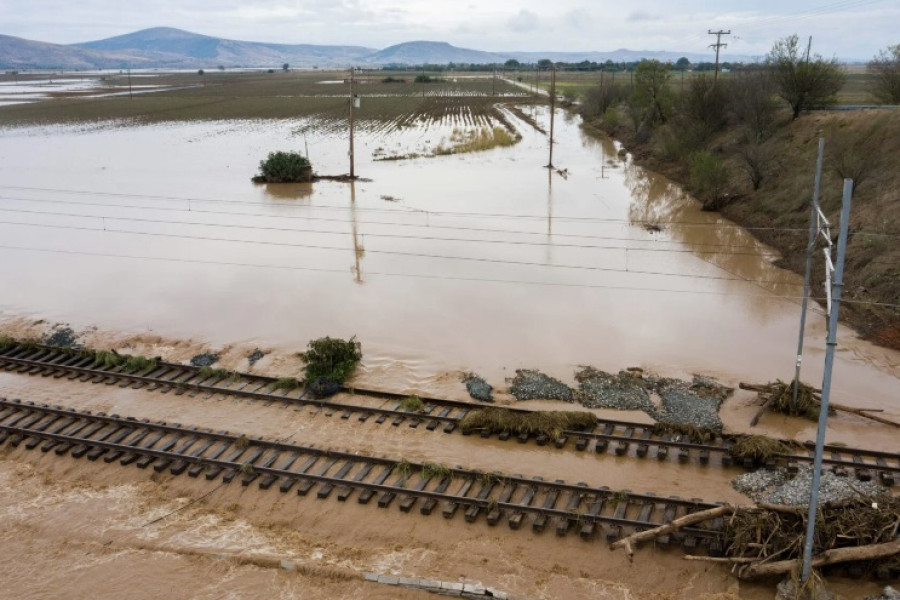Hellenic Train: Αναστέλλονται λεωφορειακές συνδέσεις λόγω υπερχείλισης του Πηνειού